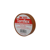 Cinta Eléctrica de PVC 3M Temflex 165, Color Marrón, 19 mm x 18.3 m, para Aislamiento de 600V - imagen 3