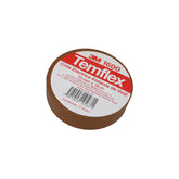 Cinta Eléctrica de PVC 3M Temflex 165, Color Marrón, 19 mm x 18.3 m, para Aislamiento de 600V - imagen 5