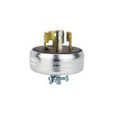 Clavija de Seguridad Metálica Arrow Hart Media Vuelta 20A 120-208V NEMA L14-20P - imagen 3