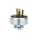 Clavija Media Vuelta 3P 3H 20A 125-250V Grado Industrial Metálica