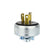Clavija Media Vuelta 3P 3H 20A 125-250V Grado Industrial Metálica - imagen 2