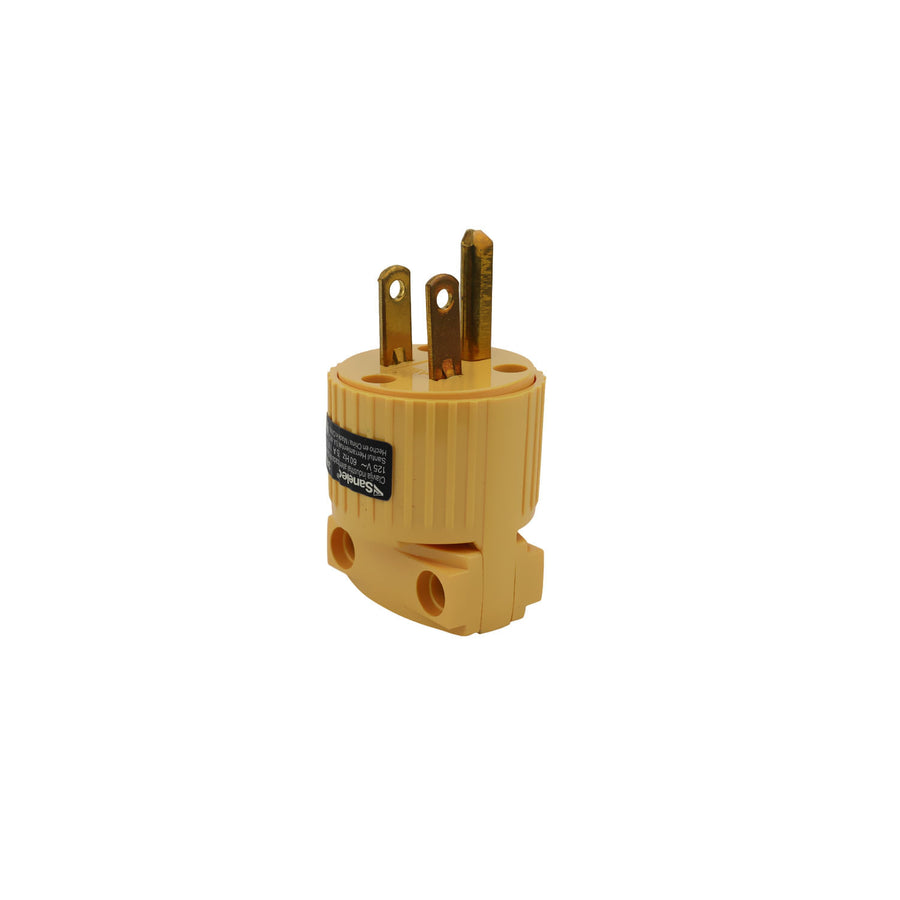 Clavija Industrial Aterrizada de Plástico Sanelec, 15A 127V | SE324689