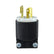 Conector (Clavija) de Seguridad Arrow Hart Media Vuelta 15A 250V NEMA L6-15P - imagen 2