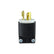 Conector (Clavija) de Seguridad Arrow Hart Media Vuelta 15A 250V NEMA L6-15P - imagen 2