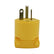 Clavija Recta Arrow Hart de Vinyl 2P 3H 20A 125V NEMA 5-20P, Amarilla