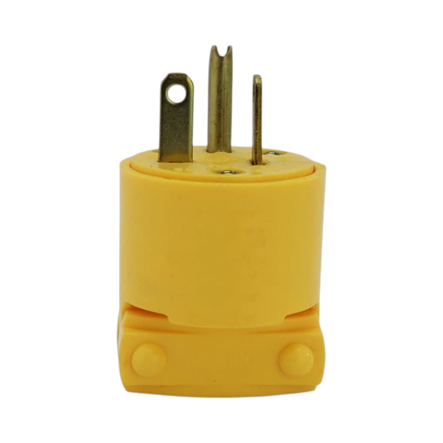 Clavija Recta Arrow Hart de Vinyl 2P 3H 20A 125V NEMA 5-20P, Amarilla