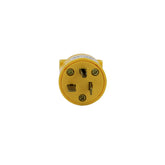Clavija Recta Arrow Hart de Vinyl 2P 3H 20A 125V NEMA 5-20P, Amarilla - imagen 5