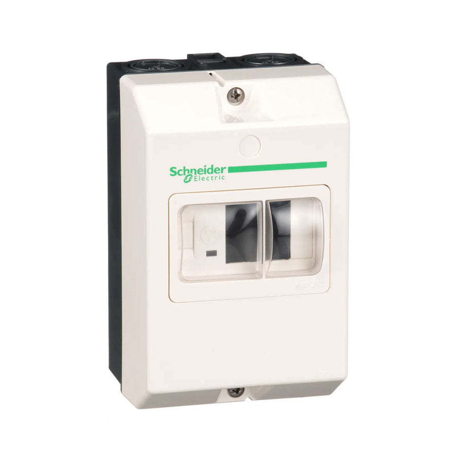 Cofre Schneider Electric TeSys GV2MC02, IP55, para Arrancadores GV2ME, Montaje en Superficie