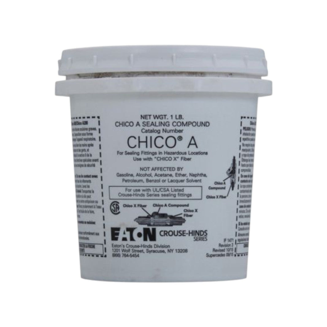 Compuesto Sellador Crouse-Hinds Chico A3, Bote de 0.454 kg (1 lb)