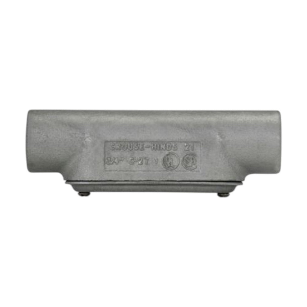 Condulet Crouse-Hinds Serie 7, Tipo C, 1/2 pulgada, con Tapa y Empaque