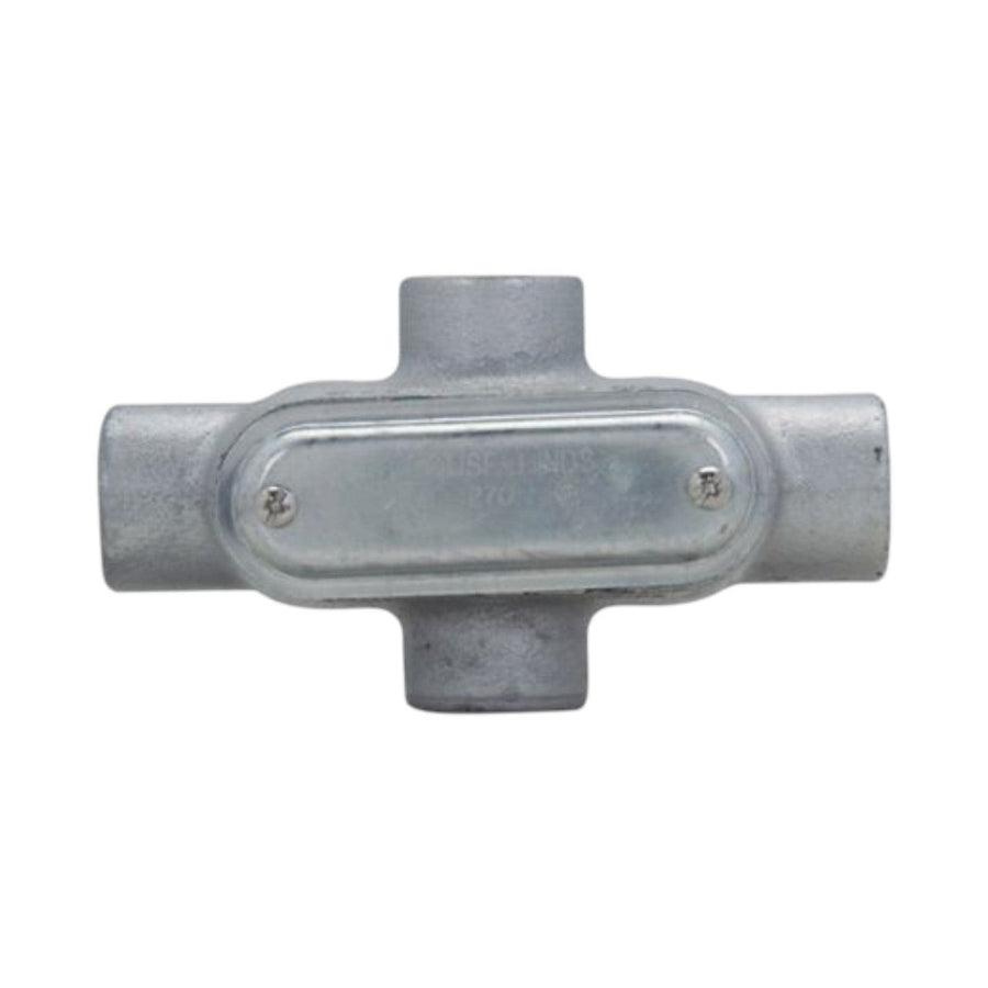 Condulet Crouse-Hinds Serie 7, Tipo X, 1/2 pulgada, con Tapa y Empaque