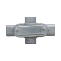 Cuerpo Condulet Crouse Hinds Domex Tipo X de Aluminio 1 1/2 pulg (con Tapa y Empaque)
