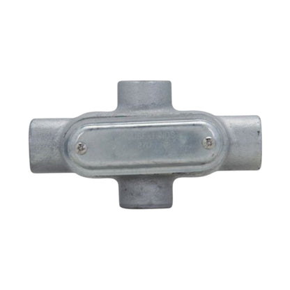 Cuerpo Condulet Crouse Hinds Domex Tipo X de Aluminio 1 1/2 pulg (con Tapa y Empaque)