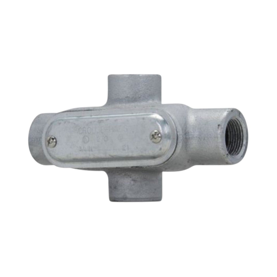 Cuerpo Condulet Crouse Hinds Domex Tipo X de Aluminio 1 1/2 pulg (con Tapa y Empaque), vista 3