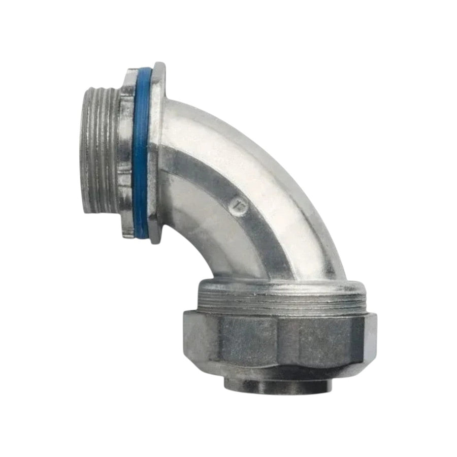 Conector Curvo 90° Liquid Tight Crouse-Hinds 3/4 pulg Zinc