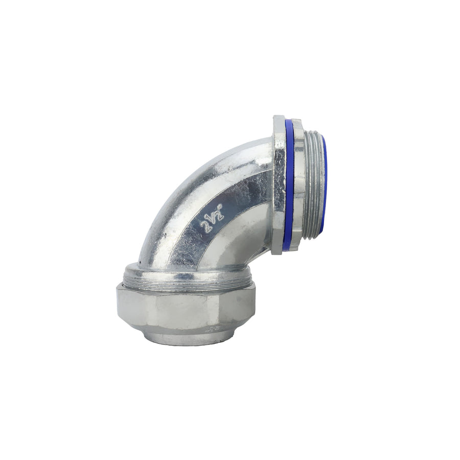 Conector Curvo 90° Liquid Tight de 2 1/2 Pulgada para Tubería Industrial Argos