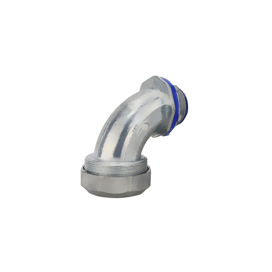 Conector Curvo 90° Liquid Tight de 3/4 de Pulgada para Tubería Flexible Argos