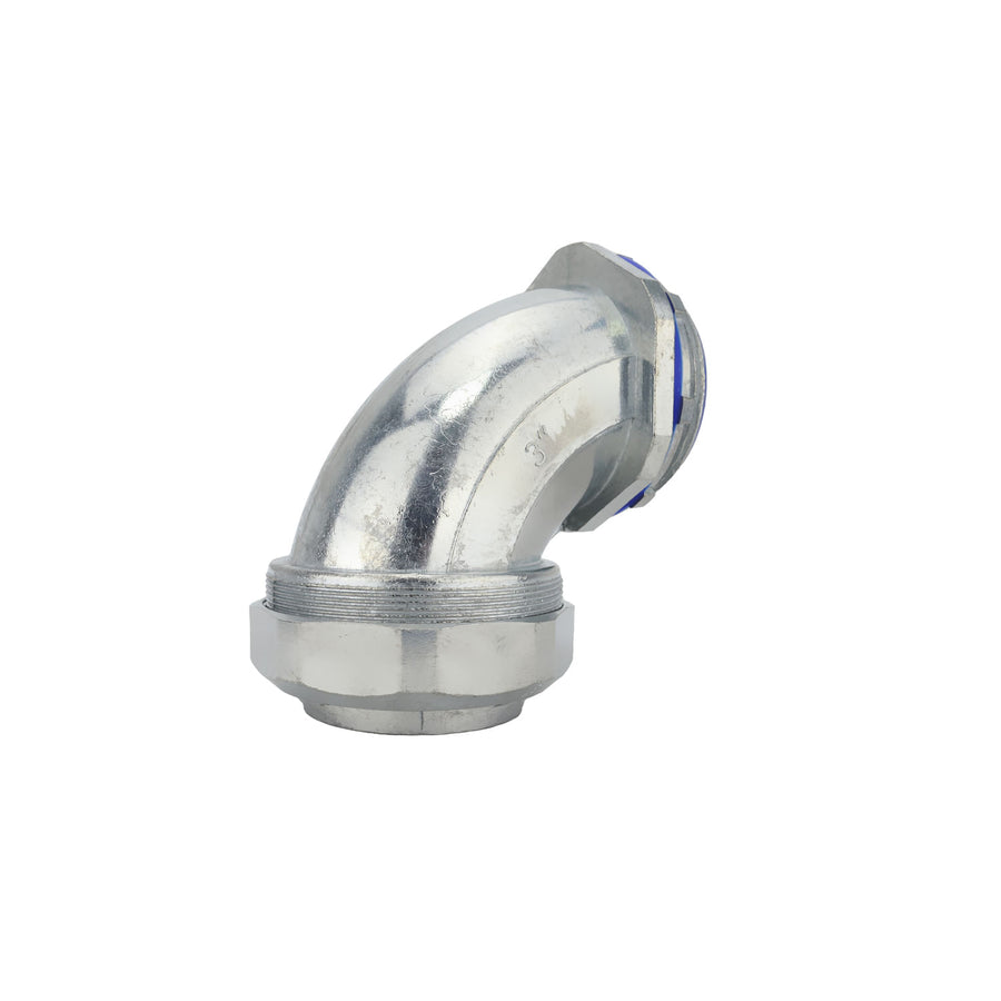 Conector Curvo 90° Liquid Tight de 3 Pulgadas para Tubería Industrial Argos