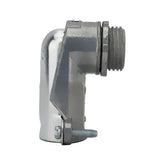 Conector Curvo de 90° de 1/2 Pulgada para Tubería Flexible Metálica Argos