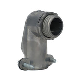Conector Curvo de 90° de 1/2 Pulgada para Tubería Flexible Metálica Argos - imagen 2