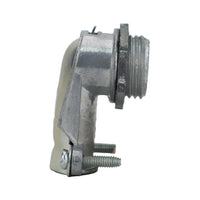 Conector Curvo de 90° de 3/8 de Pulgada para Tubería Flexible Metálica Argos