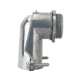 Conector Curvo de 90° de 1 Pulgada para Tubería Flexible Metálica Argos