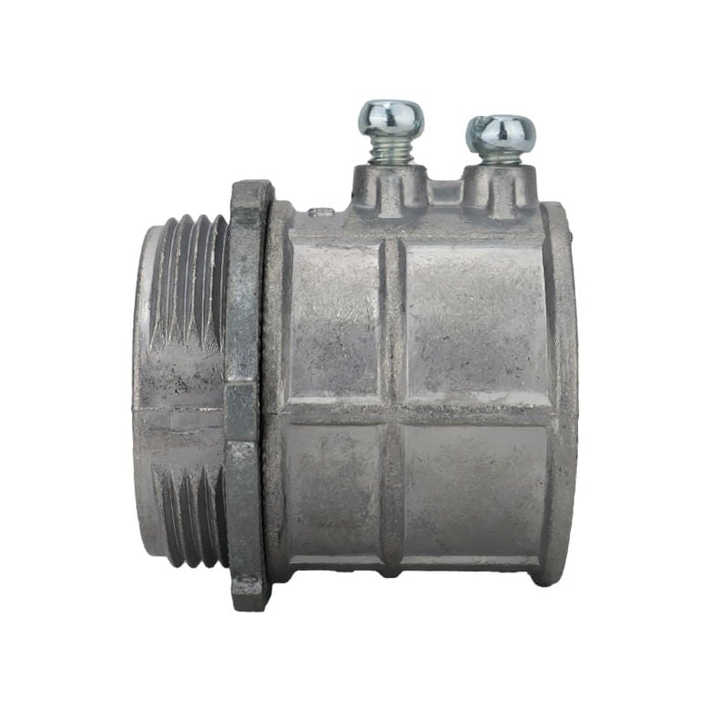Conector Recto de Fijación Argos para Tubo EMT de 1 1/2 pulg, Acero Galvanizado