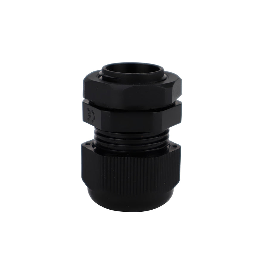 Conector Glándula de Nylon de 1/2 Pulgada para Cable Negro Argos