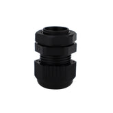 Conector Glándula de Nylon de 3/4 de Pulgada para Cable Negro Argos
