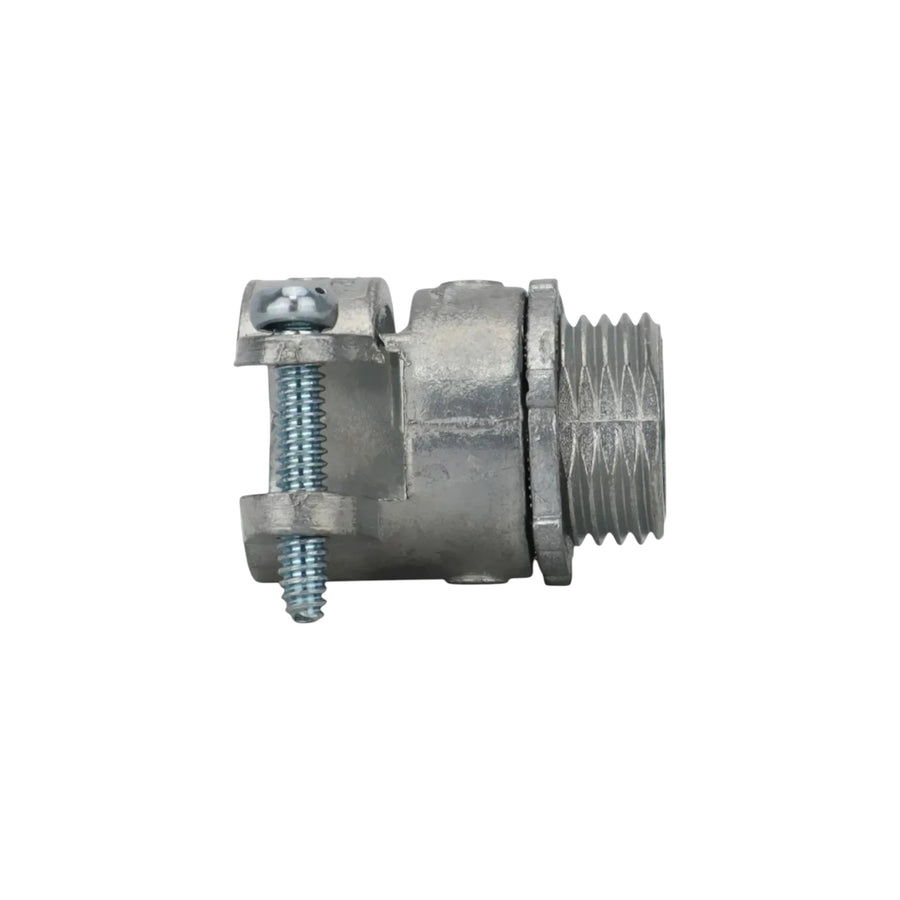 Conector Recto Argos para Tubo Flexible Metálico, 1/2 Pulgada con Contratuerca