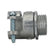 Conector Recto Argos para Tubo Flexible Metálico, 1/2 Pulgada con Contratuerca