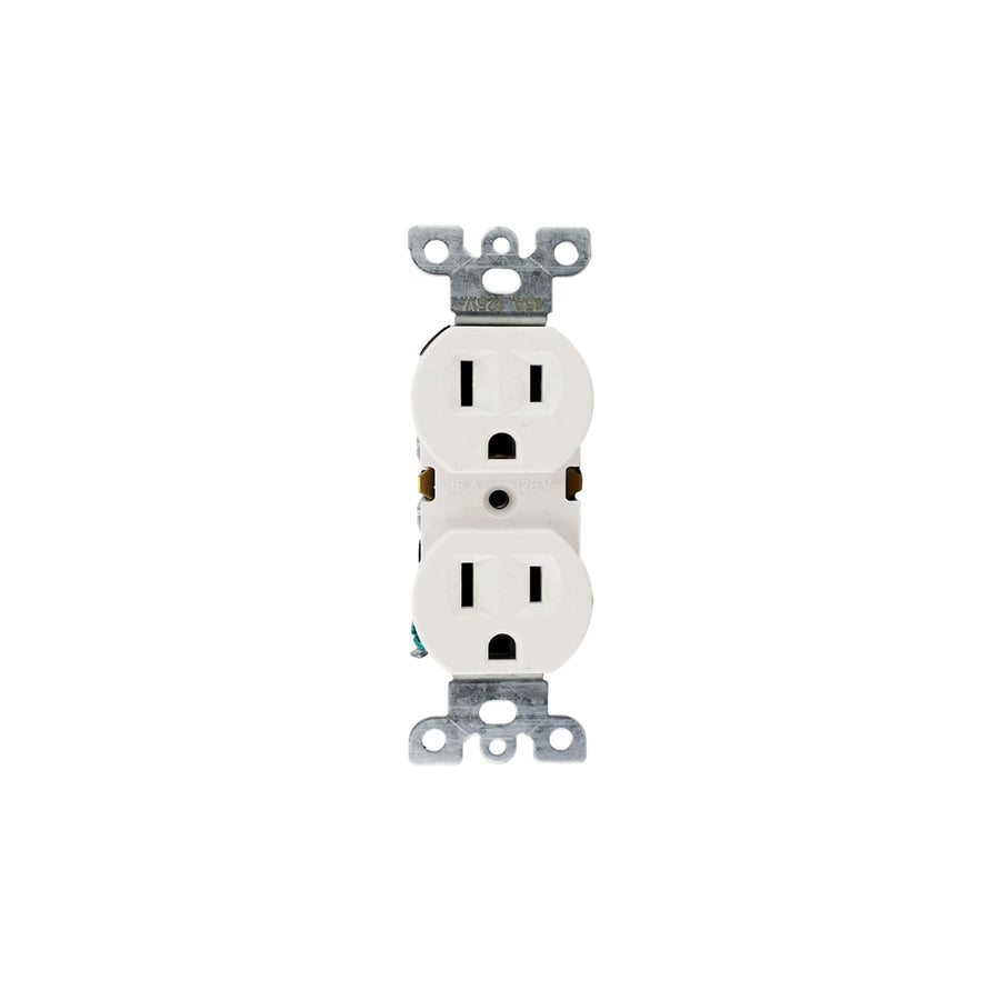 Contacto Doble Argos Aterrizado 15A 127V Color Blanco