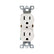 Contacto Doble Argos Aterrizado 15A 127V Color Blanco