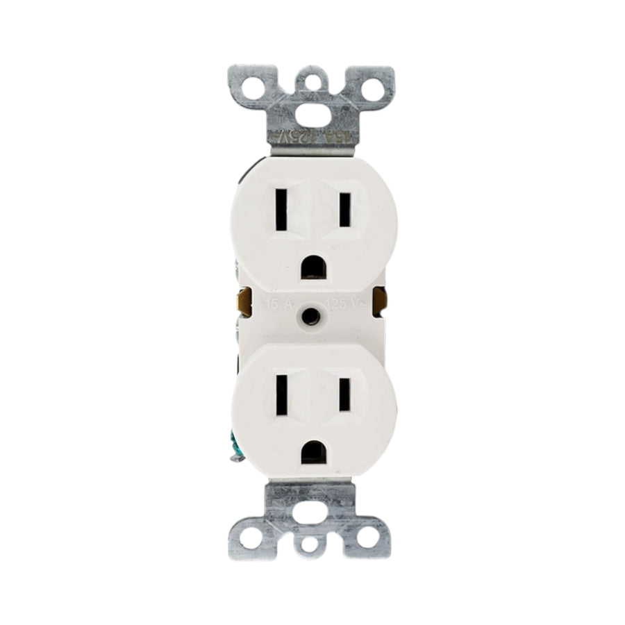 Contacto Doble Argos Aterrizado 15A 127V Color Blanco