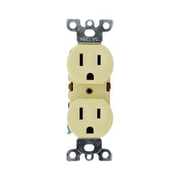 Contacto Doble Argos Aterrizado 15A 127V Color Marfil
