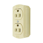 Contacto Doble Argos para Sobreponer Aterrizado 15A 127V Color Marfil - imagen 3