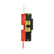 Contacto Doble Aterrizado Naranja Sanelec, con Soporte de Metal, 15A 127V | SE342980  - imagen 2