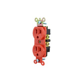 Contacto Doble Aterrizado Naranja Sanelec, con Soporte de Metal, 15A 127V | SE342980  - imagen 3