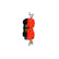 Contacto Doble Argos 15A 127V Aterrizado Aislado Color Naranja - imagen 2