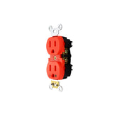 Contacto Doble Argos 15A 127V Aterrizado Aislado Color Naranja - imagen 3