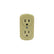 Contacto Doble Aterrizado de Baquelita Sanelec, para Sobreponer, 15A 127V | SE343079