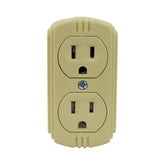 Contacto Doble Aterrizado de Baquelita Sanelec, para Sobreponer, 15A 127V | SE343079