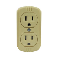 Contacto Doble Aterrizado de Baquelita Sanelec, para Sobreponer, 15A 127V | SE343079