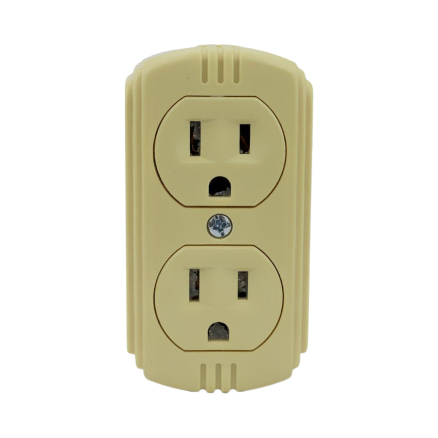 Contacto Doble Aterrizado de Baquelita Sanelec, para Sobreponer, 15A 127V | SE343079