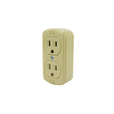 Contacto Doble Aterrizado de Baquelita Sanelec, para Sobreponer, 15A 127V | SE343079  - imagen 2