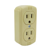 Contacto Doble Aterrizado de Baquelita Sanelec, para Sobreponer, 15A 127V | SE343079  - imagen 3