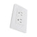 Contacto Argos Doble con Placa 15A 127V Color Blanco 36 mm - imagen 2