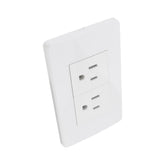 Contacto Argos Doble con Placa 15A 127V Color Blanco 36 mm - imagen 3
