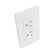Contacto Argos Doble con Placa 15A 127V Color Blanco 36 mm - imagen 3