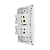 Contacto Argos Doble con Placa 15A 127V Color Blanco 36 mm - imagen 4